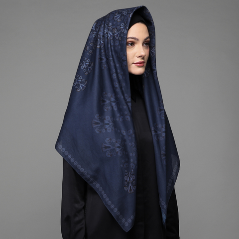 Sands of Bloom Oxford Blue Square