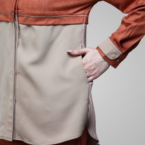 Pleats Summer Sand Shirt