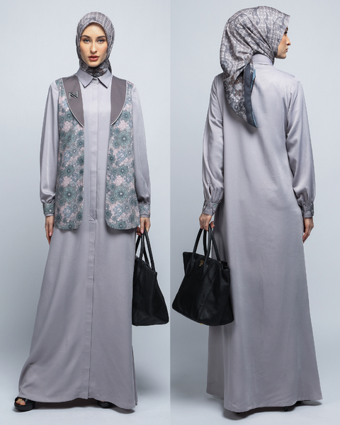2in1 Blazer Fuscous Gray Dress
