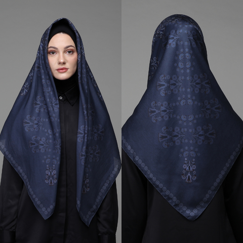 Sands of Bloom Oxford Blue Square