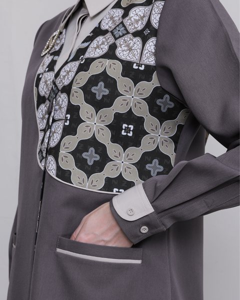 2in1 Moon Natya Midi Shirt + Skirt