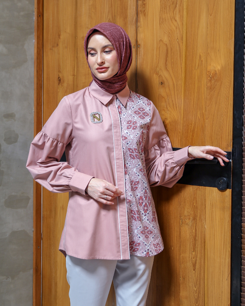 Al-Batra Nobel Coral Shirt