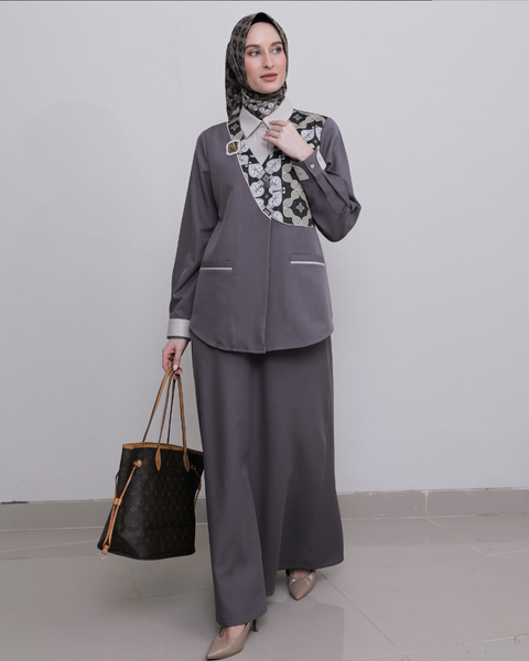 2in1 Moon Natya Midi Shirt + Skirt