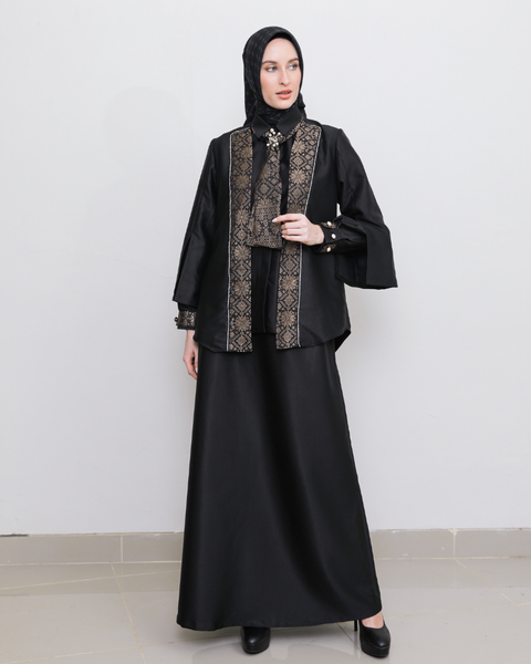 Karaman Coal Midi Shirt + Skirt