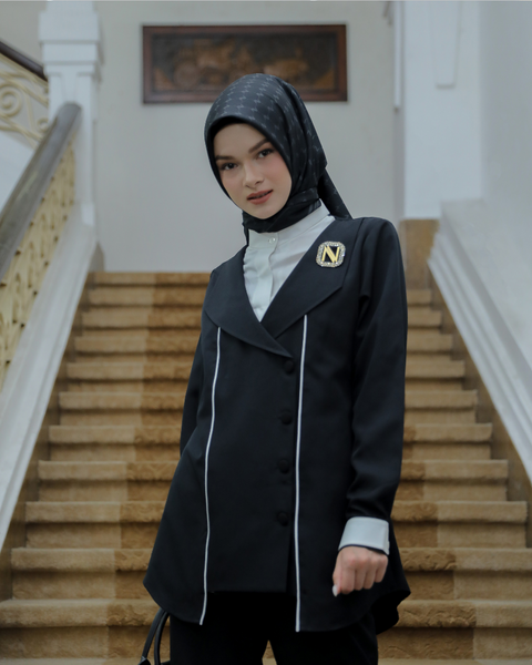 2in1 Piping Black shirt