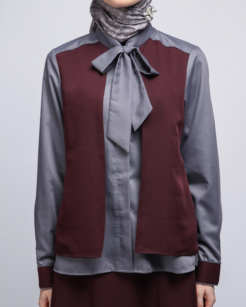 One Set 2in1 Tie Saddle Scarpa Flow Midi (Shirt & Skirt)