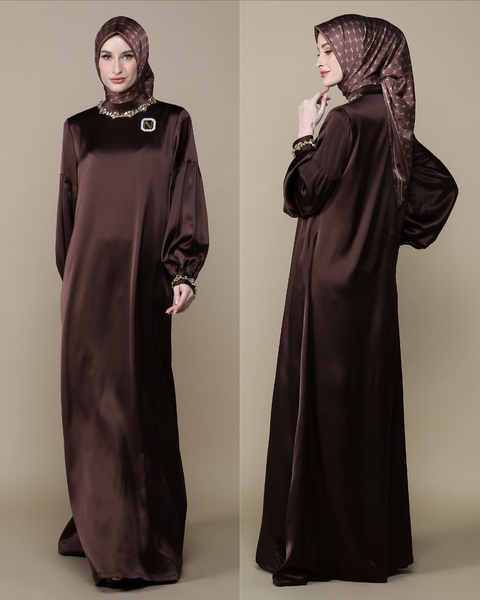 RAYA SERIES: Clara Cocoa Bea Dress
