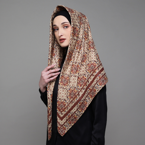 Moroccan Mosaic Star Square