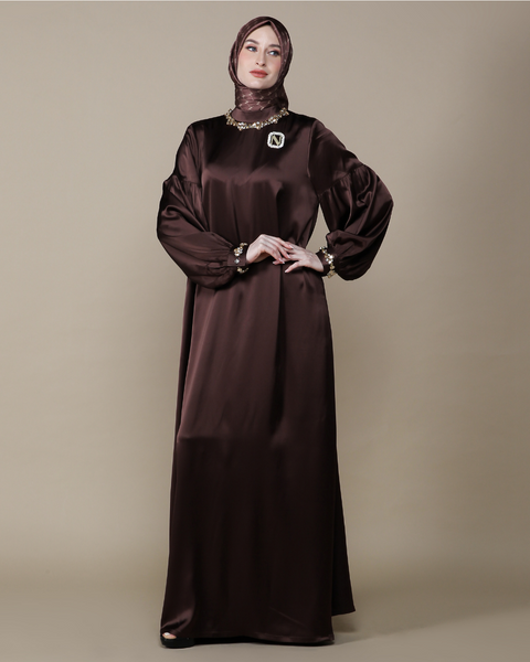RAYA SERIES: Clara Cocoa Bea Dress