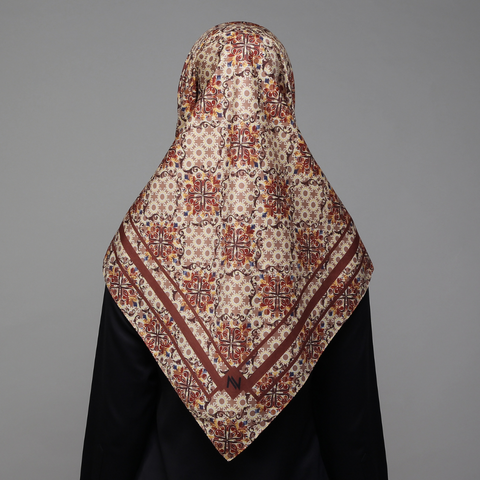 Moroccan Mosaic Star Square