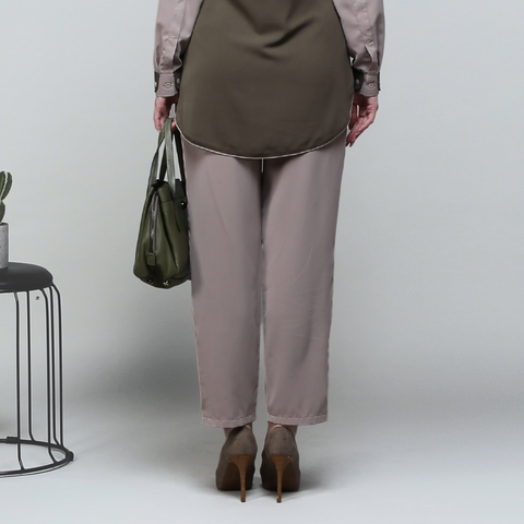 Khaki Fern Pipe Pants