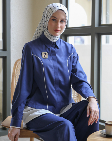 Layered Victoria Denim Shirt