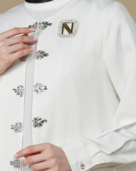 RAYA SERIES: Nora Broken White Dress