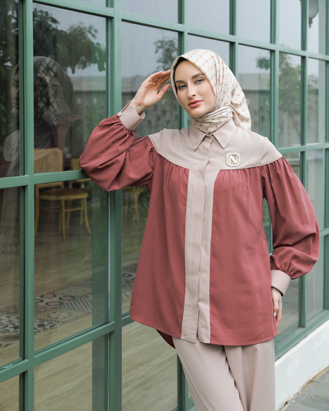 Smock Dusky Coral Shirt