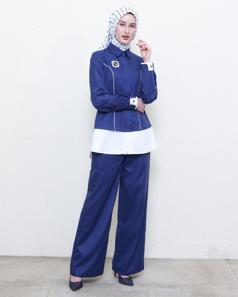 Layered Victoria Denim Shirt