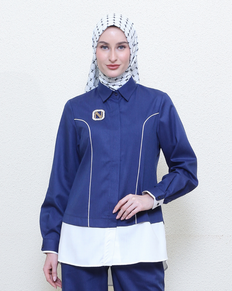 Layered Victoria Denim Shirt