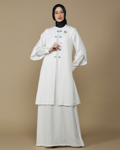 RAYA SERIES: Nora Broken White Dress