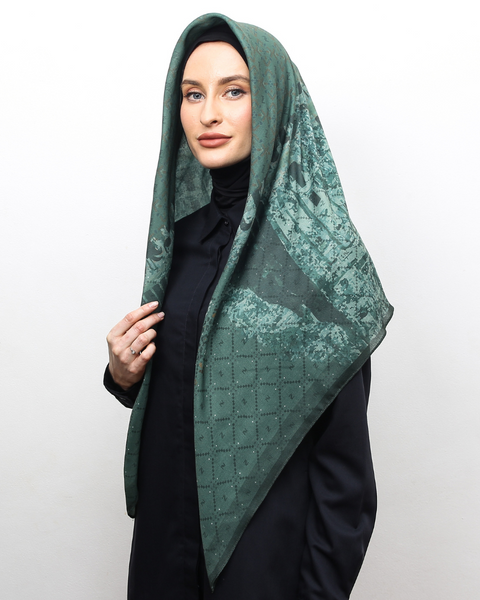Al-Khazneh Treasury Lunar Green Square