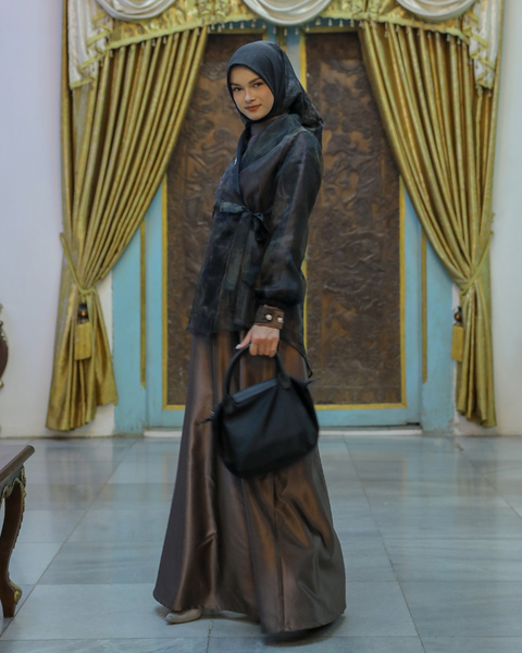 Wisesa Cocoa Brown Dress