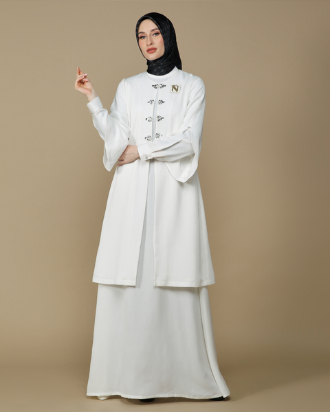 RAYA SERIES: Nara Broken White Dress