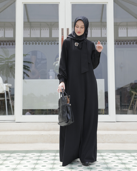 Tie Waikawa Blue & Black Dress (2 Colour)