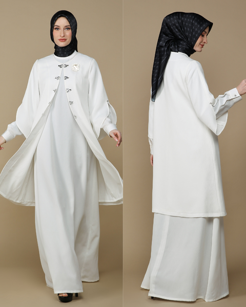 RAYA SERIES: Nora Broken White Dress