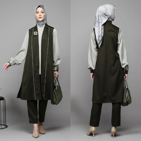 2in1 Twotone Woodland Sage Tunic