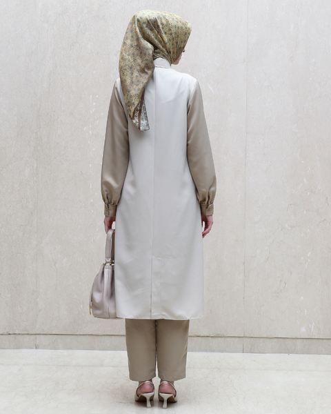 Asymmetric Cloudy Tide Tunic
