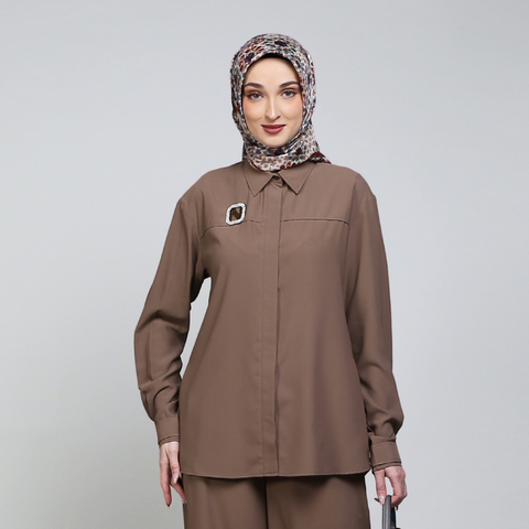 Piping Empire Hazelnut Shirt
