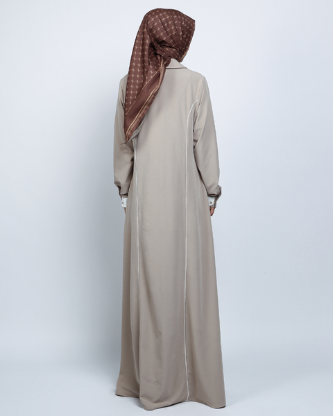 Maira Piping Coral Reef Dress