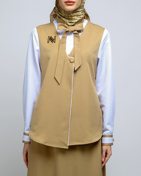 One Set 2in1 Vest Barley Corn Mischka Midi (Shirt & Skirt)