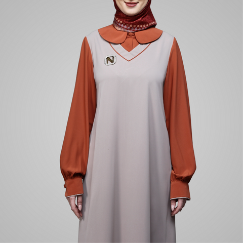 Puff Squash Khaki Dress