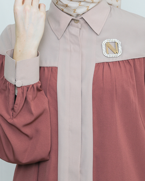 Smock Dusky Coral Shirt