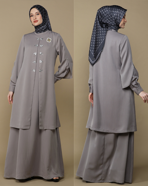RAYA SERIES: Nora Dove Dress