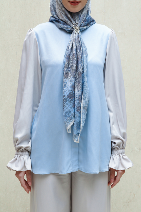 Twotone Bell Manatee Rock Blue Shirt