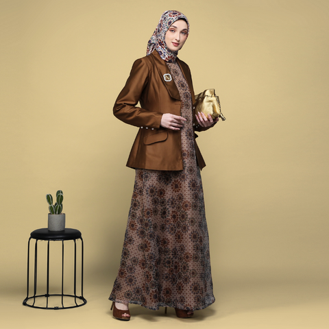 One Set Arabesque Mosaic Dress