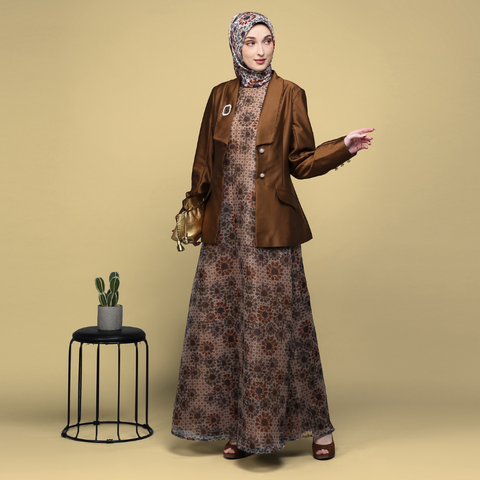 One Set Arabesque Mosaic Dress