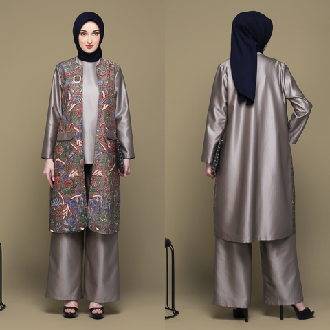 Outer Shadow Arona Exclusive Batik (Tunic & Culotte)