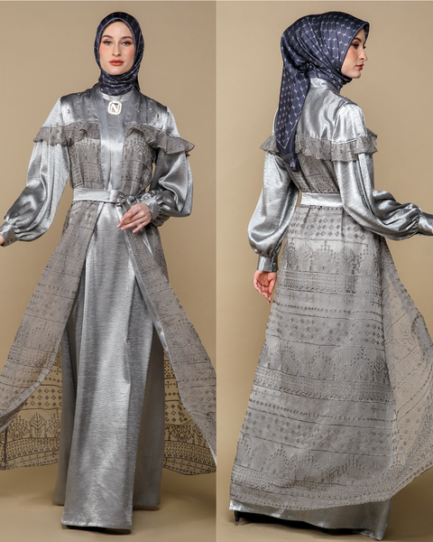 RAYA SERIES: Halwa Silver Pure Dress