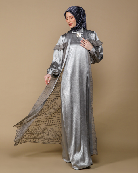 RAYA SERIES: Halwa Silver Pure Dress