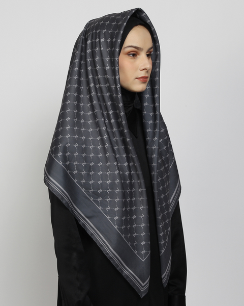 Monogram Dark Gray Square