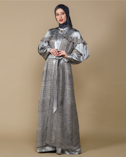 RAYA SERIES: Halwa Silver Pure Dress