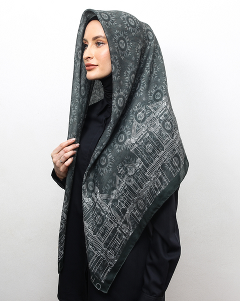 Madinat Alward Fuscous Gray Square