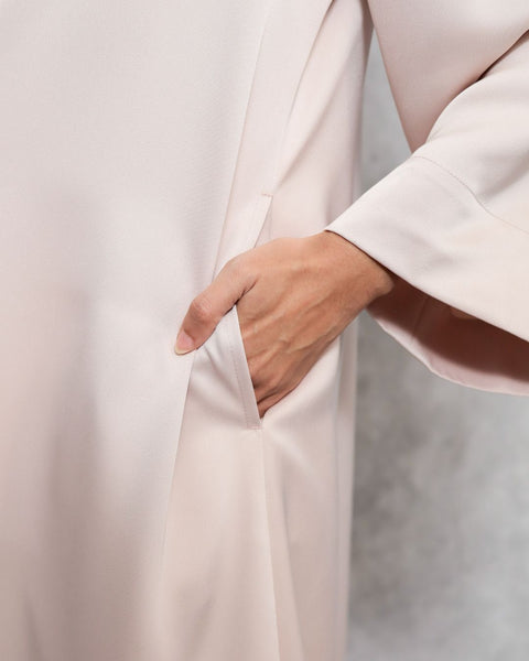 AbayaPeony Pink (Shirt, Long Outer & Culotte)