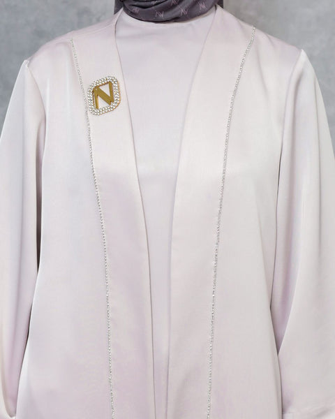 Abaya Wild Sand (Shirt, Long Outer & Culotte)