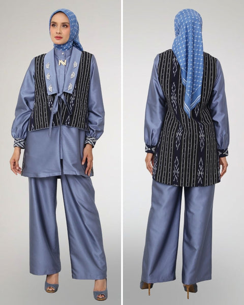 Aruna Lynch Shirt Set (Shirt & Culotte)