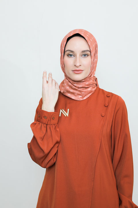 Flap Carmine Pea Tunic