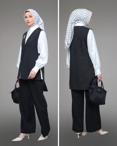 Broken White Latta Vest & Shirt