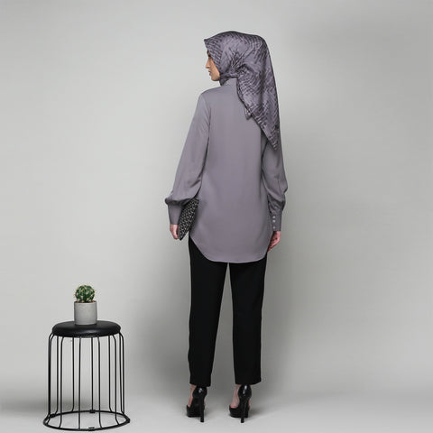 Monochrome Ribbon Shade Grey Shirt