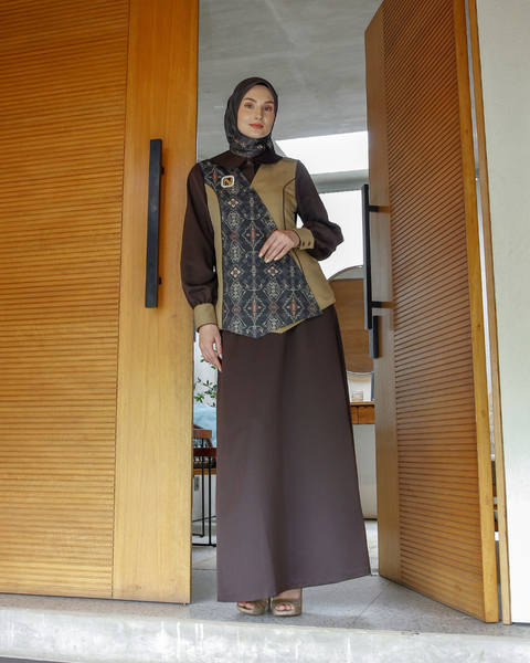 2in1 Clay Dayu Midi Shirt